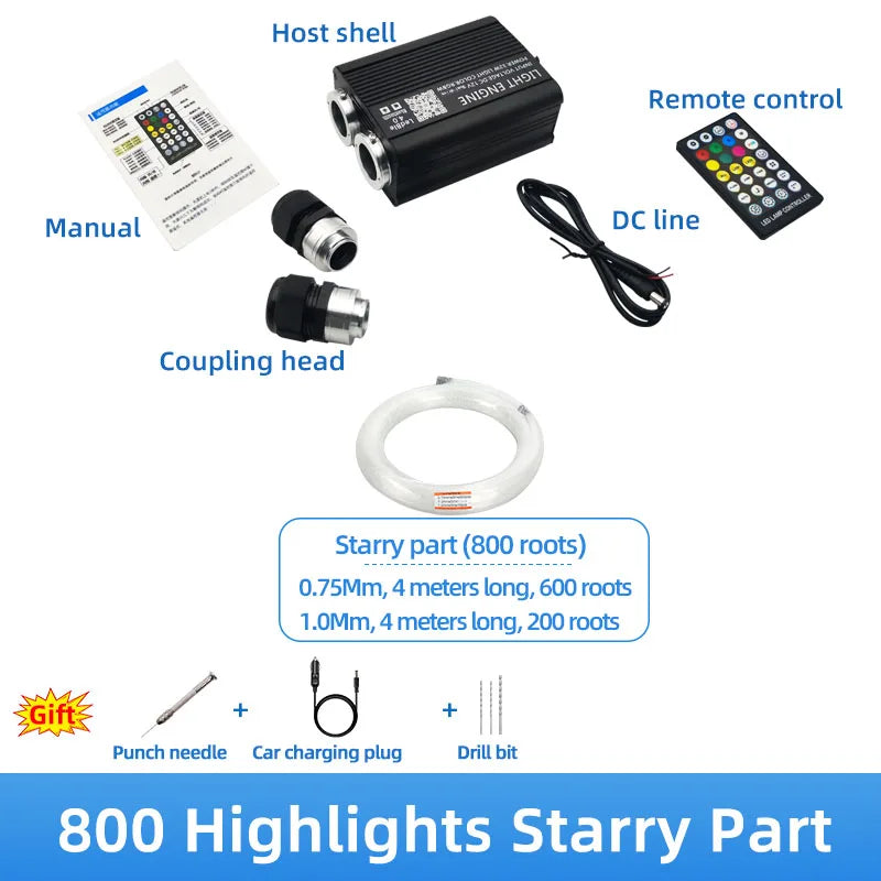 1000pcs-1200pcs Starlight Headliner Kit