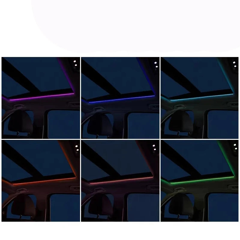 2x 43" LED Ambient Lighting Strips For Panoramic Sunroof