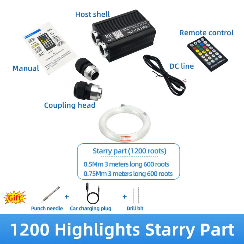 1000pcs-1200pcs Starlight Headliner Kit